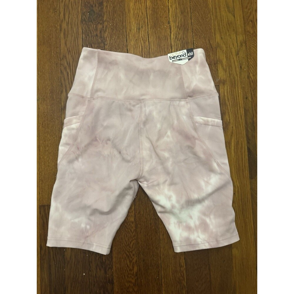 Active & Beyond Women’s Pink Spandex Shorts With Side Phone Pocket Size Medium